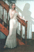 Белый шелковый наряд для венчания. Работа связана крючком Светланой Вавуле, модель - Анастасия Вавуле,  фото - Березицкого Ивана.